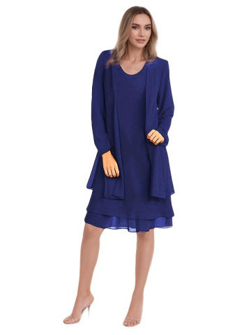 Ensemble Robe et Veste pour Femme Vert Foncé Taille 14W Style 5394W Robe de Soirée Formelle