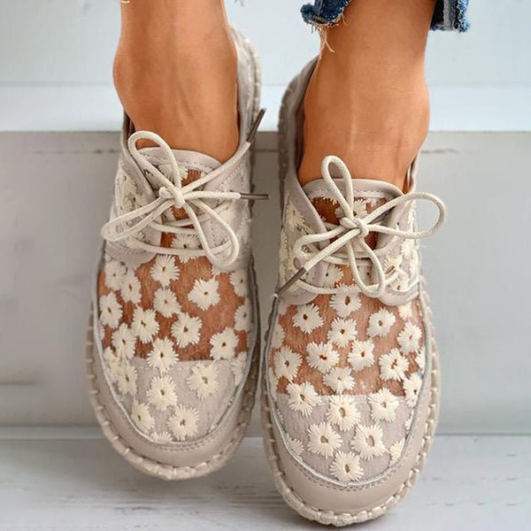 Eve Orthopädische Stickerei-Sneaker