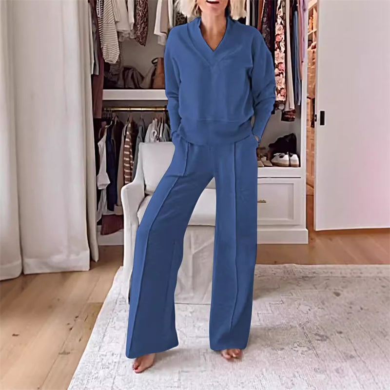 Zita Damen Casual Set (Top & Hose)