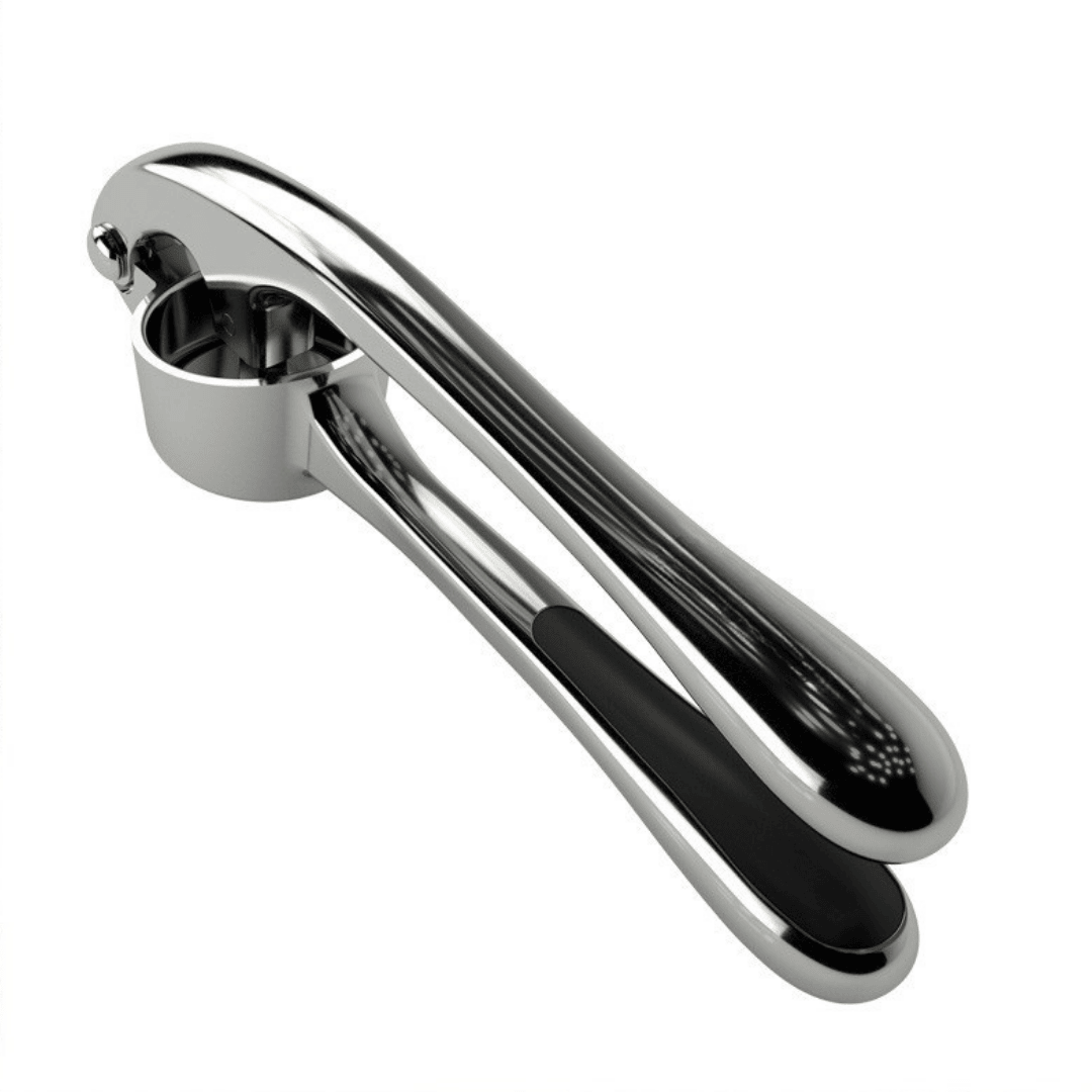 Stainless Steel Ergonomic Garlic Press - Amawinc