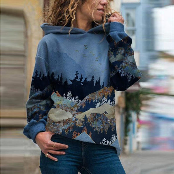 Bequemer Fudus Strick-Kapuzenpullover