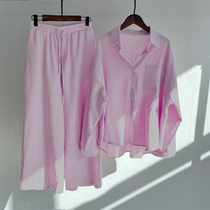 Zarina Damen-Outfit: Lockerer Schnitt, fließendes Material