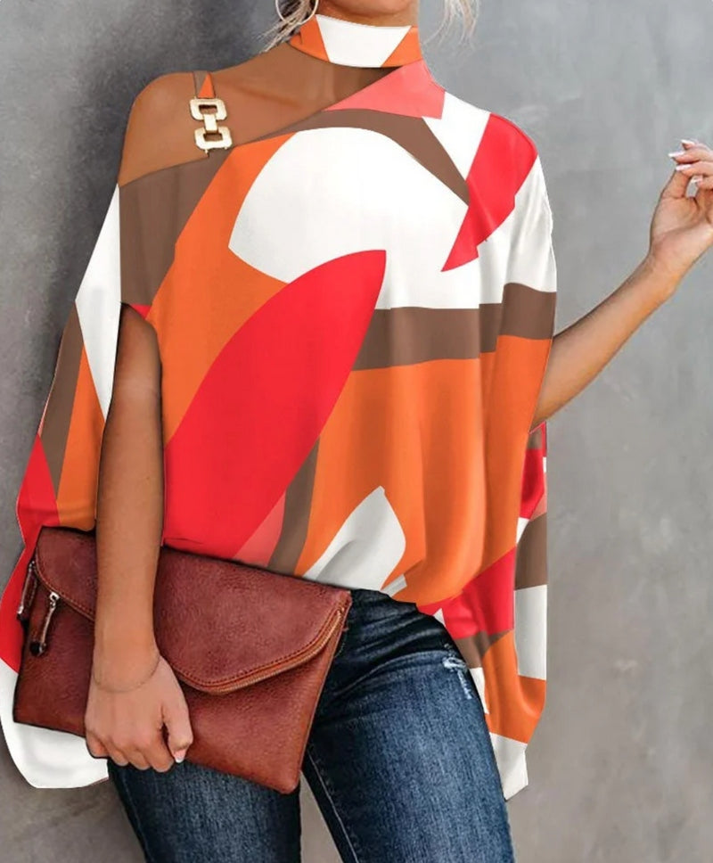 Damen-Oberteil Caya: Asymmetrischer, stilvoller Schnitt