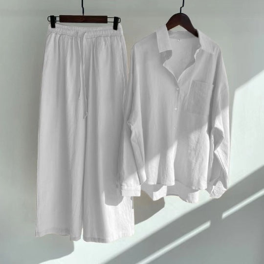Zarina Damen-Outfit: Lockerer Schnitt, fließendes Material