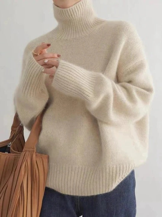 Pull Col Roulé Confortable Amawinc pour Hiver Chaud et Polyvalent Idéal pour Tenue Décontractée ou Semi Formelle