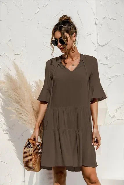 Zelvina Sommerkleid mit floralem Muster