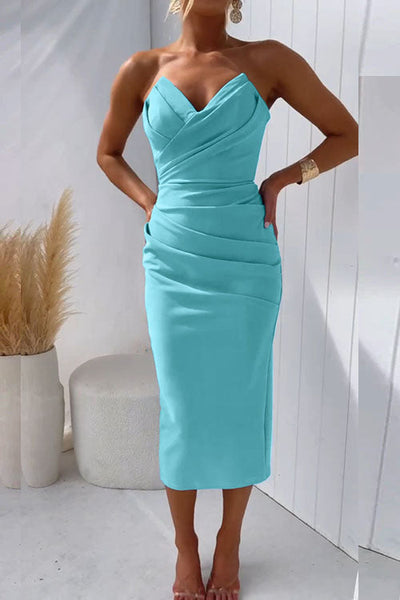 Jenna® Trägerloses Abend-Midi-Kleid