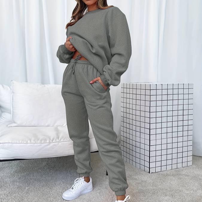 Jenna Ensemble Sweatshirt Et Joggers Assortis Pour Femme Confort Et Style Décontracté Moderne