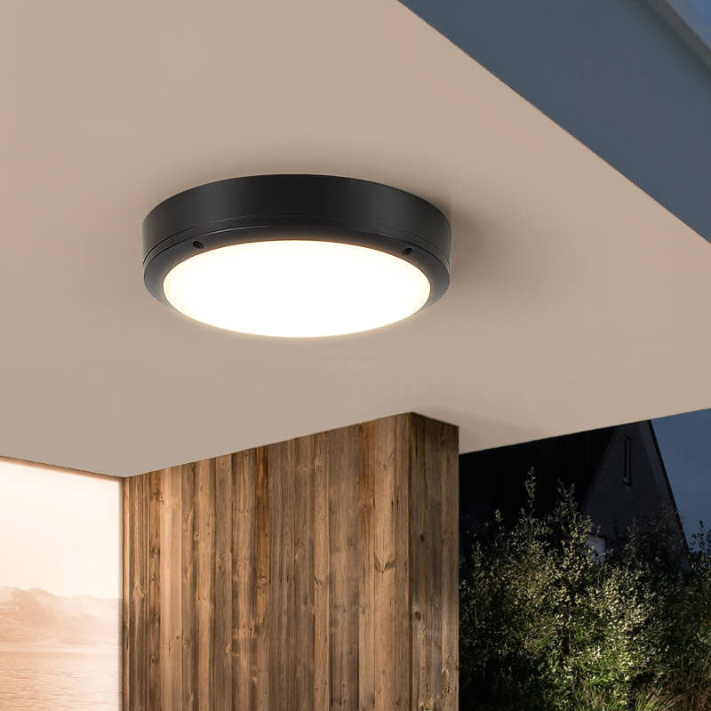 Wasserdichtes LED-Deckenlicht aus Aluminium für den Außenbereich