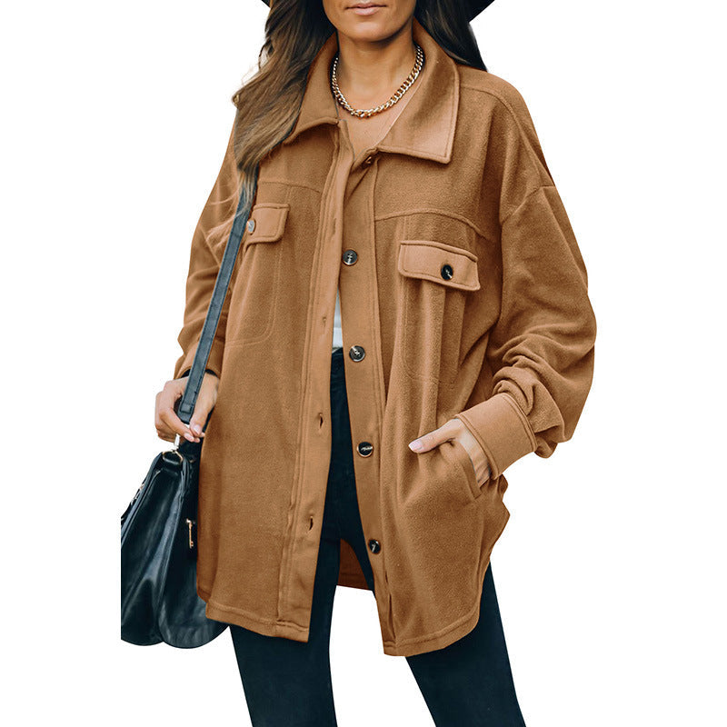 Yulisa Fleece-Knopfjacke