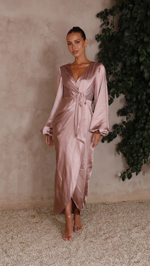 Fudus Laternenärmel-Kleid
