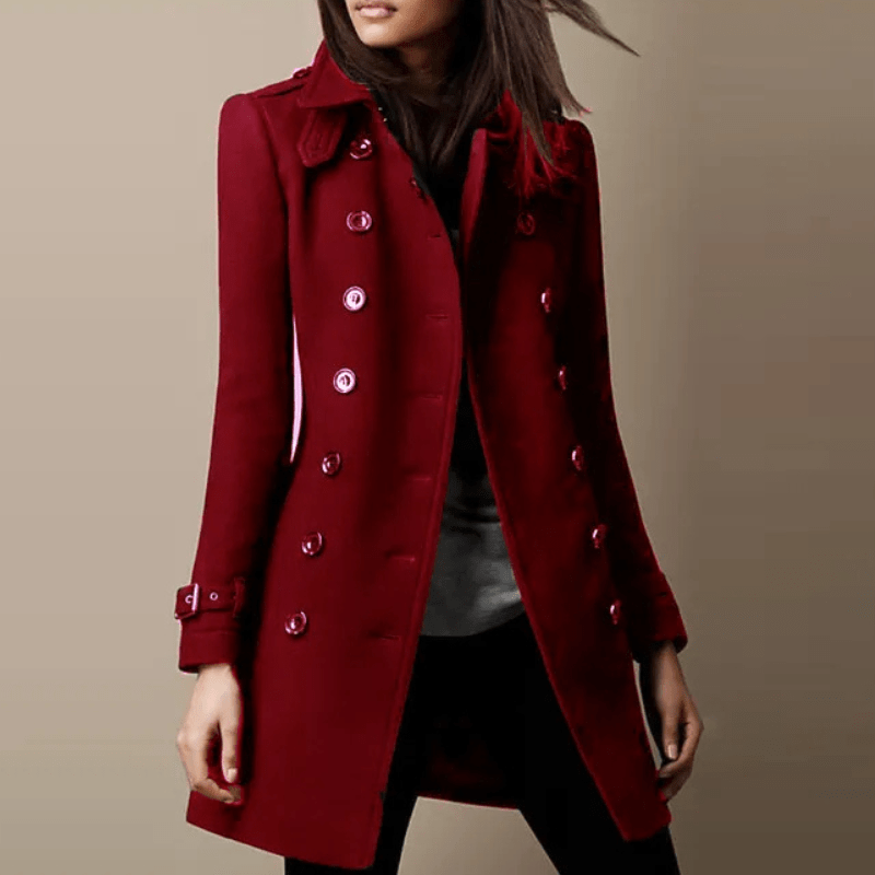 DIANA: Eleganter Mantel mit tailliertem Schnitt