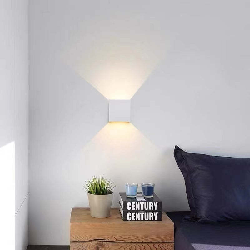 Moderne LED-Wandleuchte aus Aluminium, wasserdicht für Innenräume