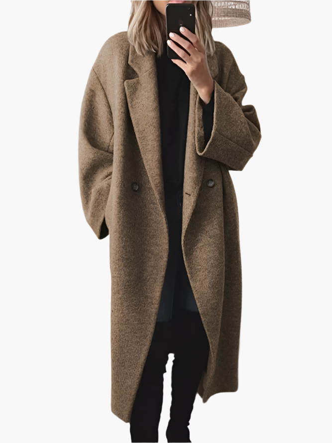 Emma Manteau Longline D’Hiver Coupe Ample Pour Femme Confort Et Style Polyvalent