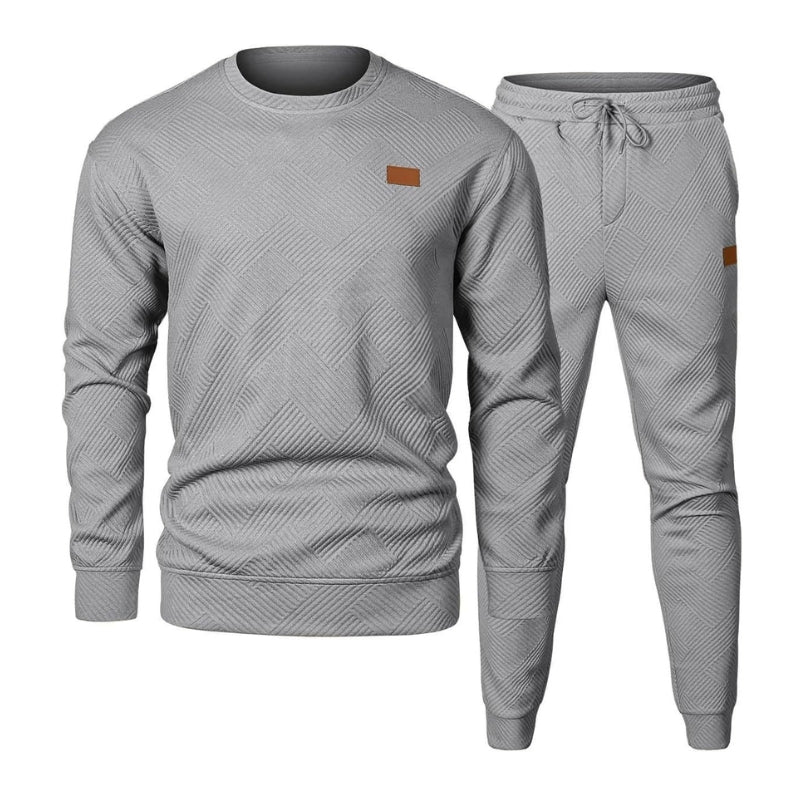 Survêtement Homme Deux Pièces Jacquard Amawinc Drake Avec Haut Et Pantalon Assortis