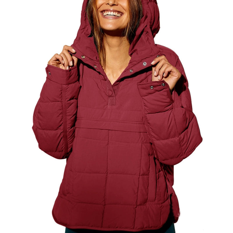 Pull Matelassé Noria PrimePuffer Isolation Chaude Capuche Résistant À L Eau Compactable