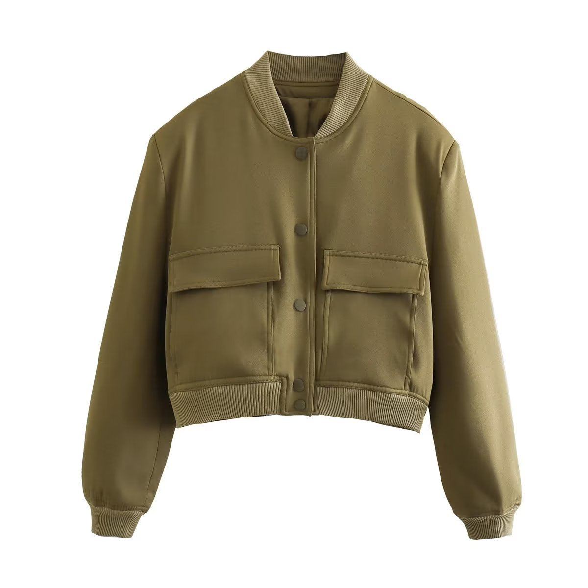 Avelena Damen Kurzjacke: Legerer Bomberjacken-Stil