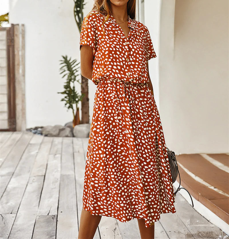Leopardenmuster-Kleid aus Wien