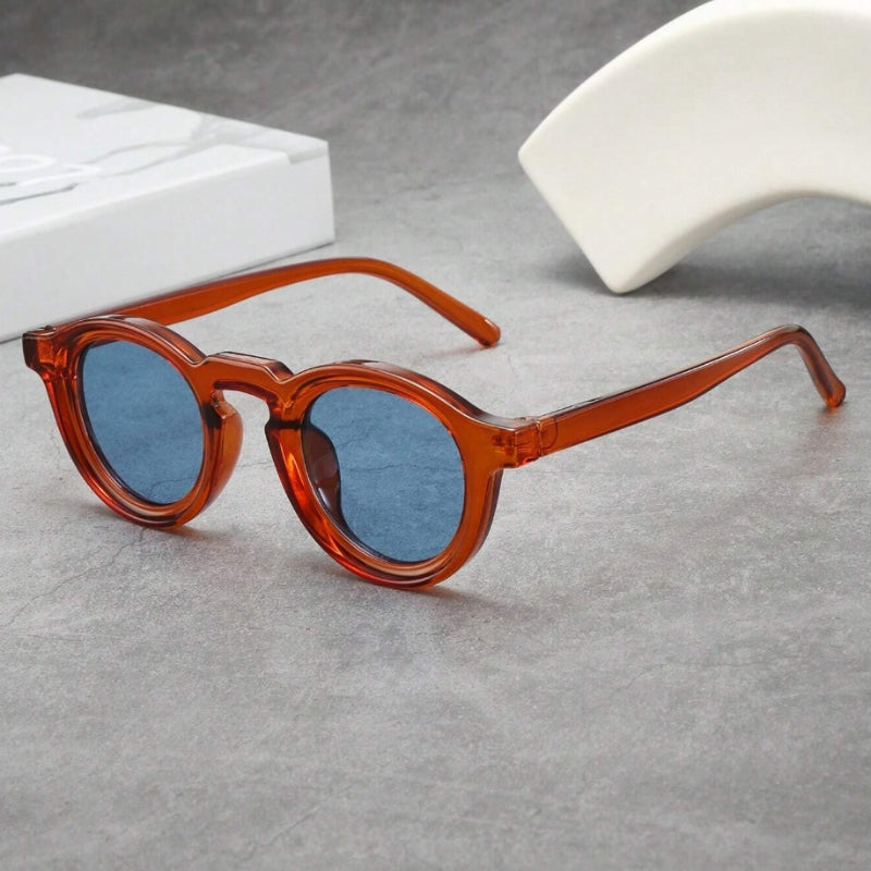 Lunettes Rétro Arvint En Acétate Haute Qualité Protection UV400 Silhouette Rond Sculptée Monture Durable