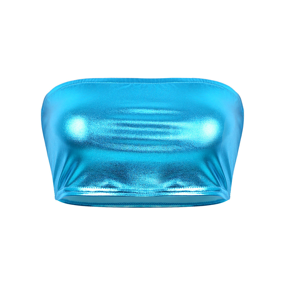 Damen Bustier im schimmernden Metallic-Design Amawinc