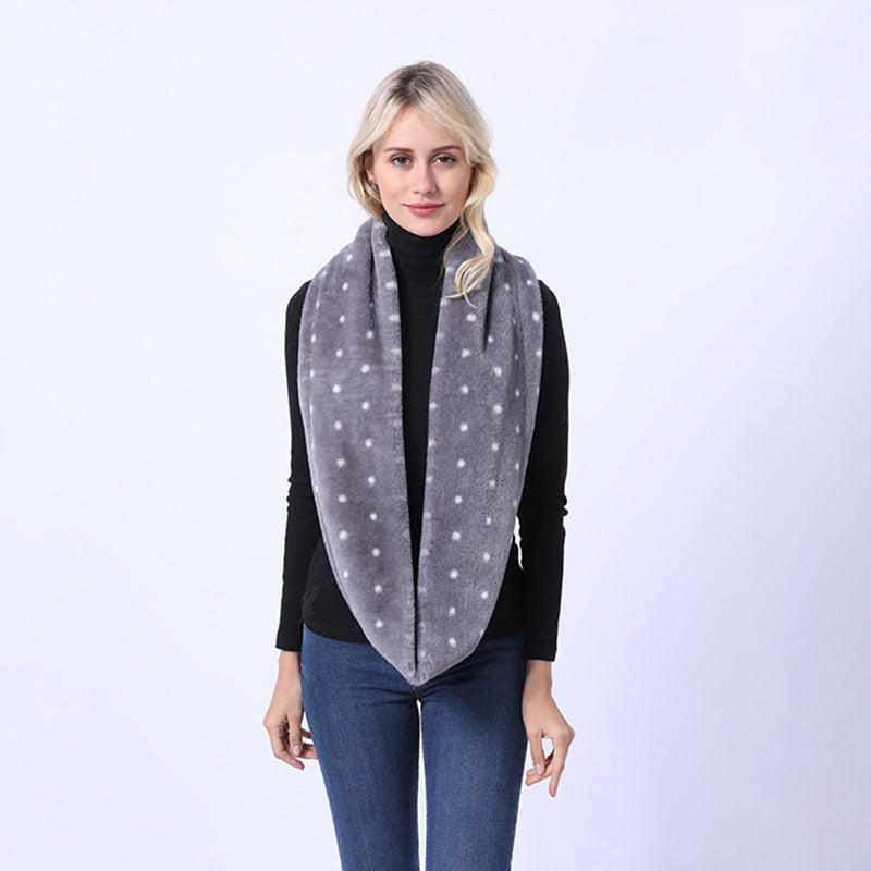 Damen Kuscheliger Halsschal aus hochwertigem Kunstpelz Amawinc