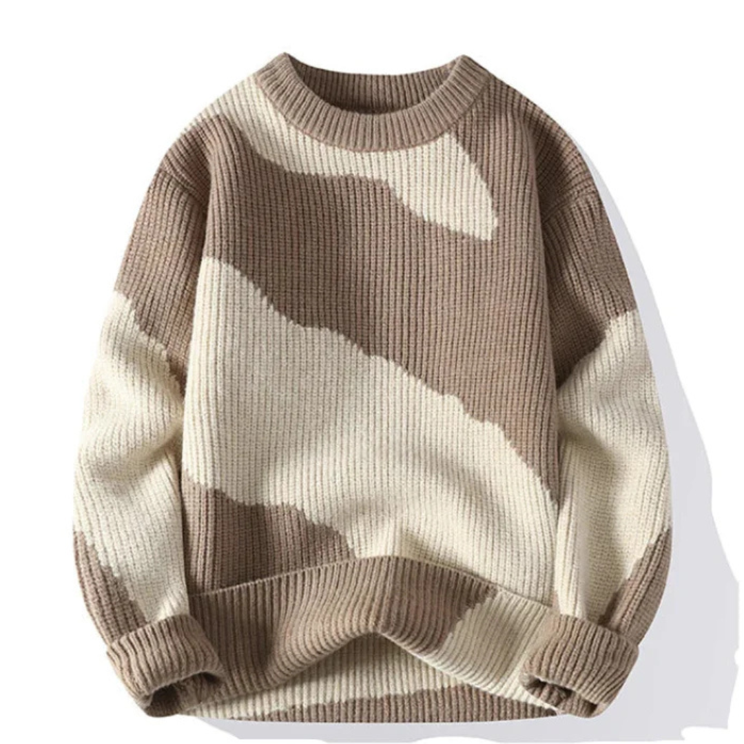 Pull En Corduroy Chaud Pour Homme À Col Rond Coupe Décontractée Amawinc Idéal Pour Automne Et Hiver