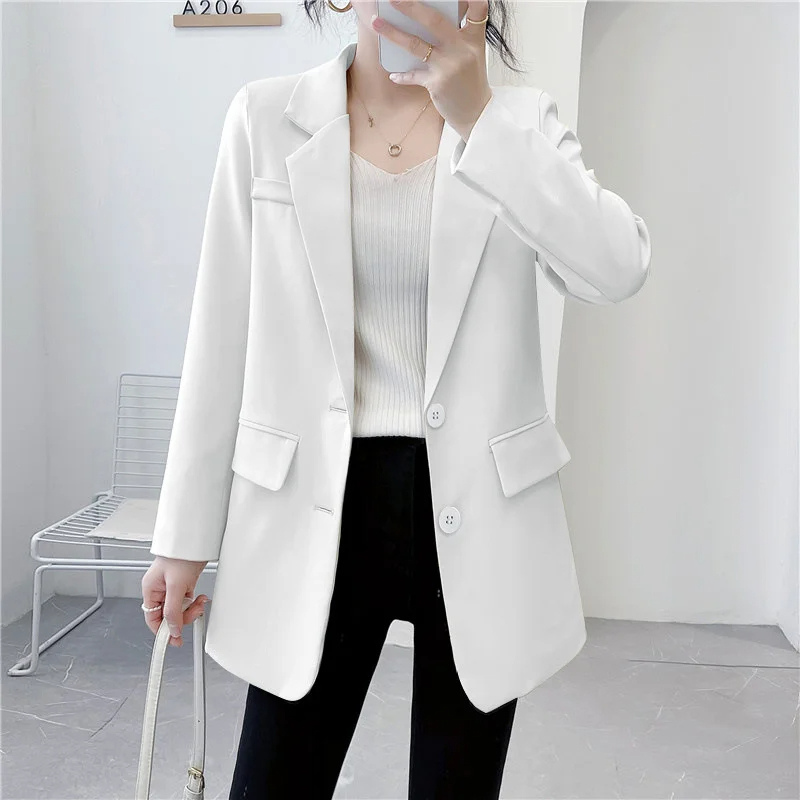 Avelena Damen Blazer: Lang und lässig