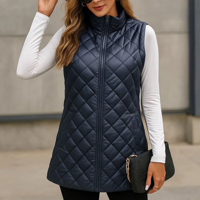 Veste Matelassee Lea Elegante Pour Femmes Chaleur Legere Et Style Raffine Pour Jours Frais Et Sorties Urbaines