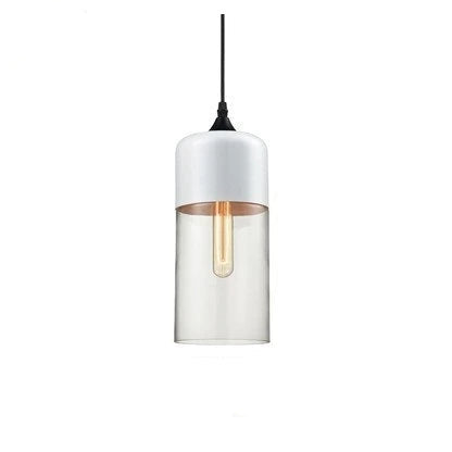 Luxuriöse Jevaglo™ Glas- und Holz-Pendelleuchte