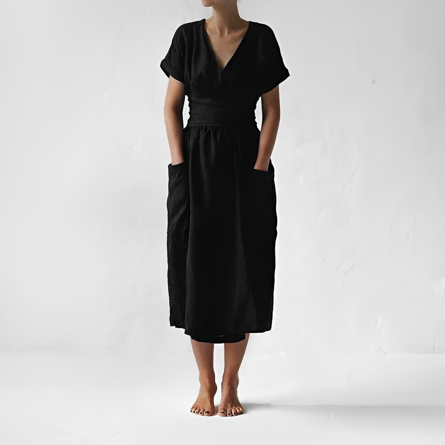 Leichtes Leinenkleid von Fudus für Damen