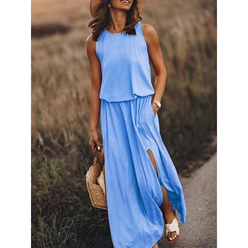 Fudus Elegantes Maxikleid mit Farbverlauf