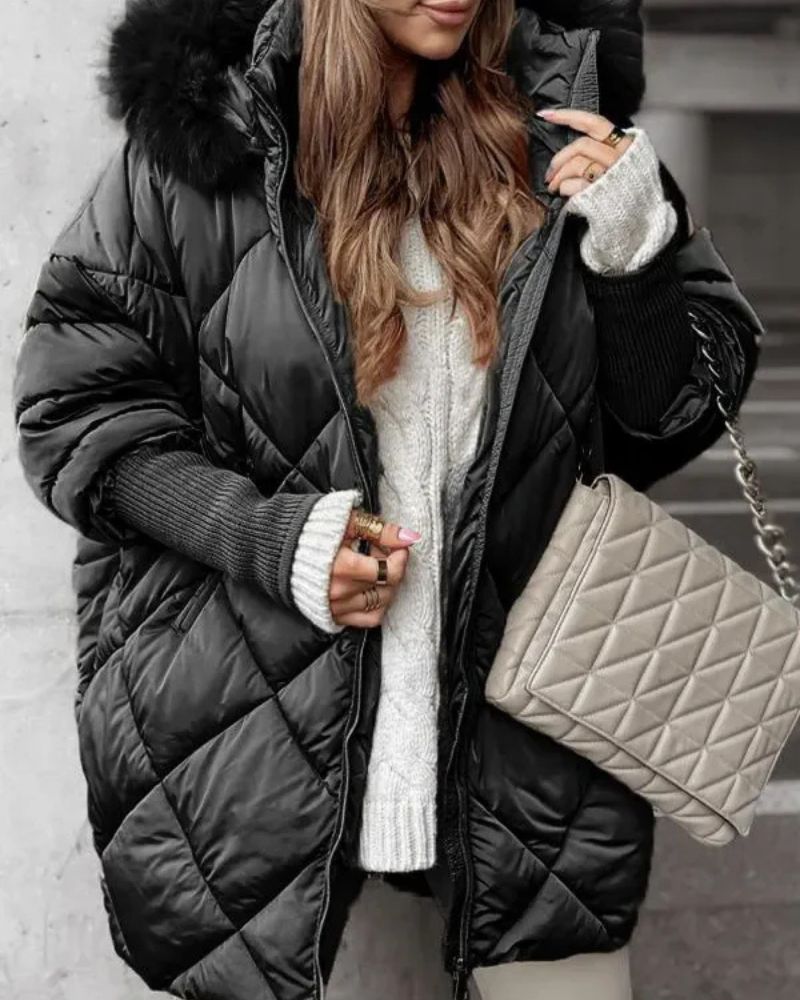 Amawinc | Winter Zip Hooded Jacket