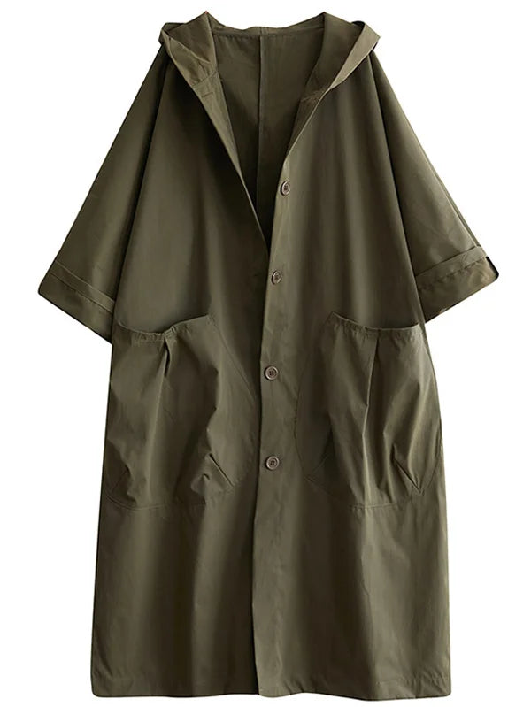 Megan Manteau Longline Oversize à Capuche Pour Femme Amawinc Chic Décontracté Pour Saison Automne Hiver