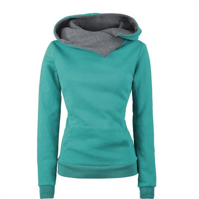 Damen Kapuzenpullover mit asymmetrischem Schnitt Amawinc