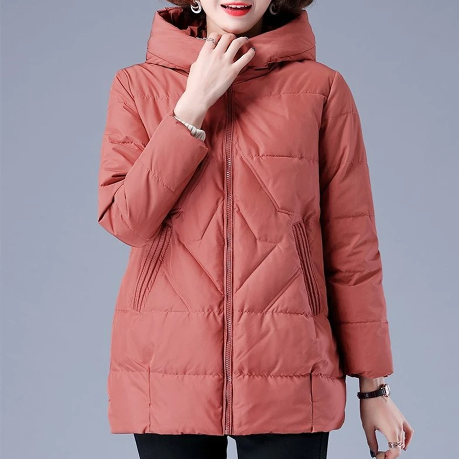 Chloe Manteau Hiver Pour Femmes Avec Capuche Confortable Et Chaud Rembourrage Isolant Style Intemporel