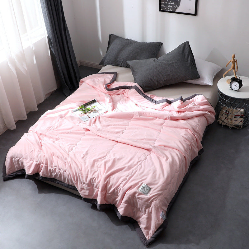 Couverture En Coton Minimaliste Avec Texture Douce Pour Chambre Moderne Et Salon Confortable
