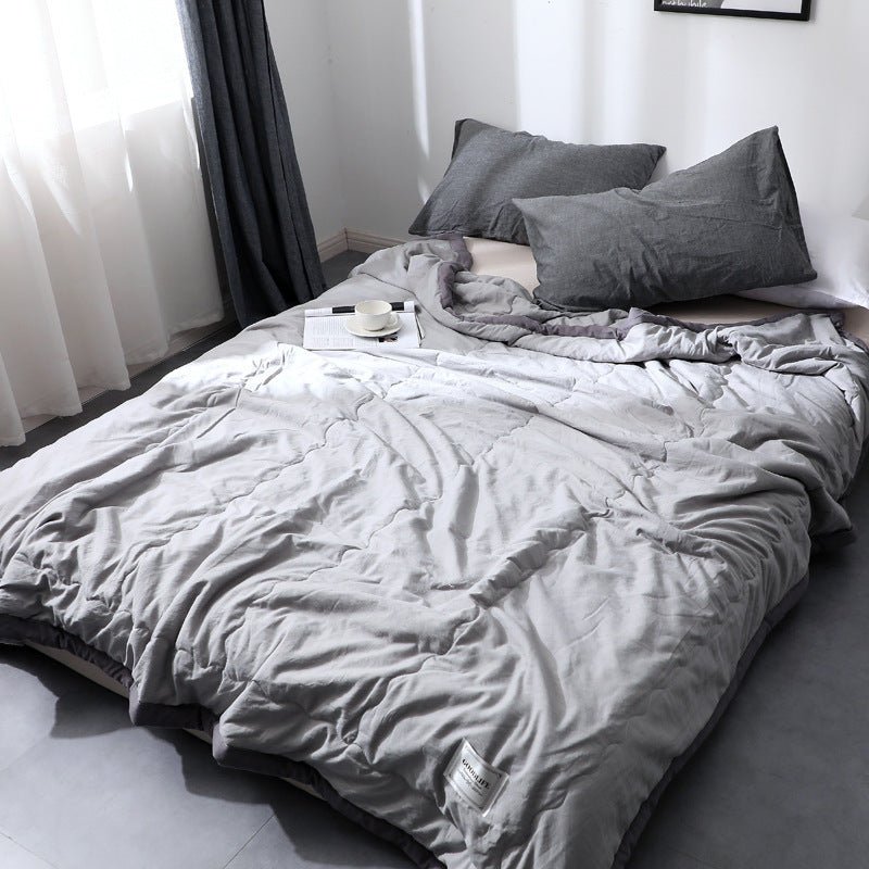 Couverture En Coton Minimaliste Avec Texture Douce Pour Chambre Moderne Et Salon Confortable