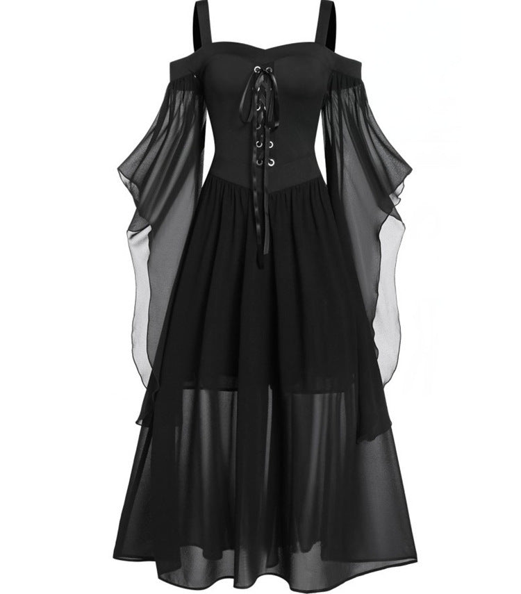 Fudus Halloween Hexen-Overall mit Trägern
