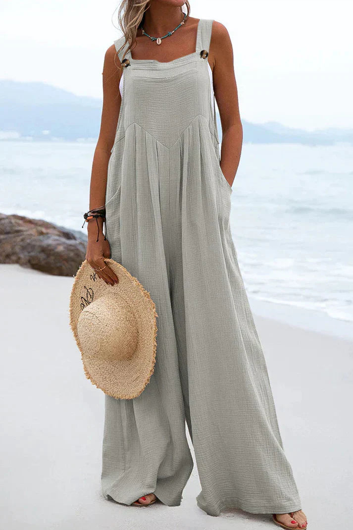 Coole Jumpsuits mit quadratischem Kragen von Cassandra