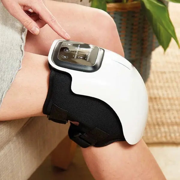 KneeMedy Appareil De Massage Pour Genou Avec Chaleur Et Lumière Thérapeutique Pour Soulagement Du Genou