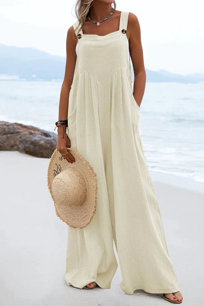 Coole Jumpsuits mit quadratischem Kragen von Cassandra