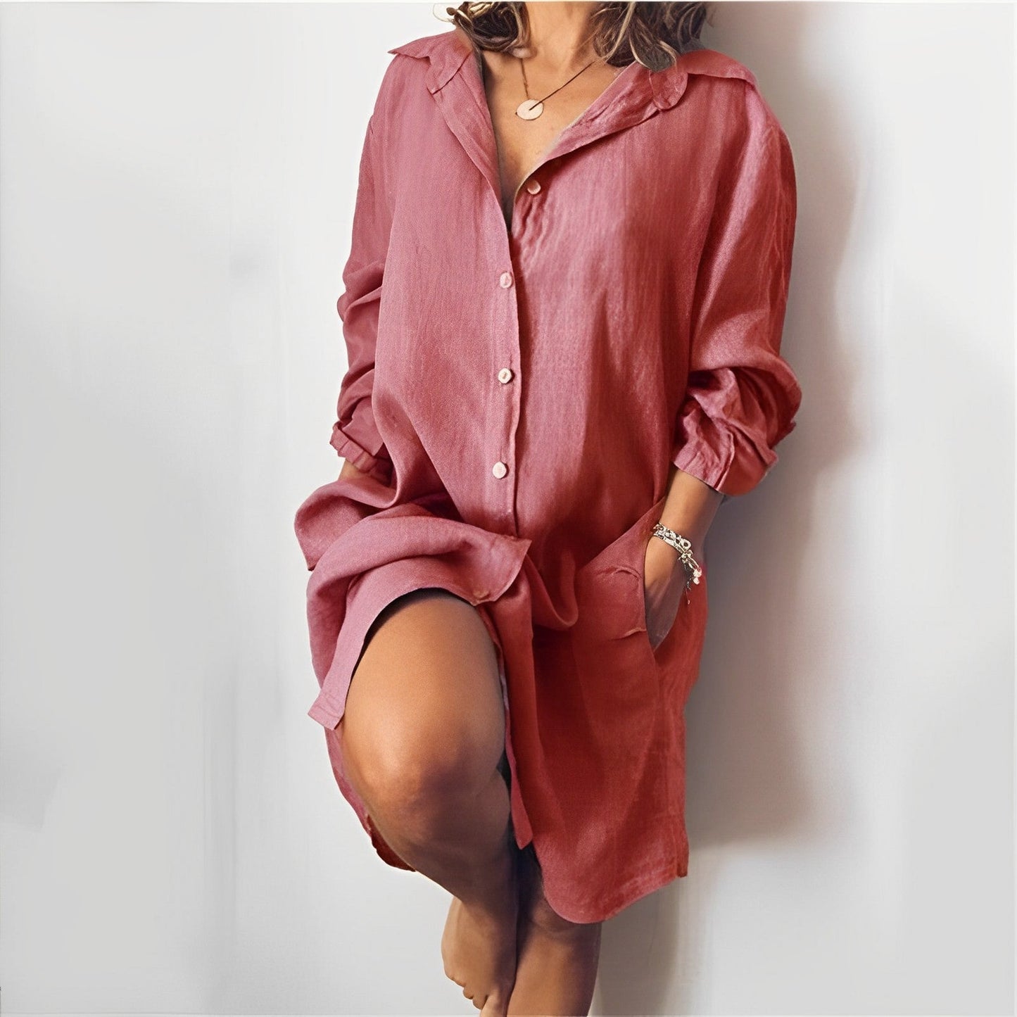 Leichte und bequeme Leinenbluse von Ember