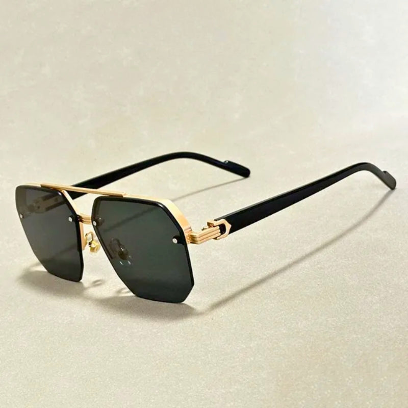 Lunettes de Soleil Varyn Verres Dégradés Monture Géométrique Anti Reflet Protection UV400