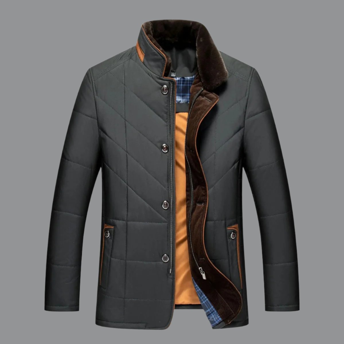 Manteau Chaud Pour L Hiver Veste Thermique Confort Supérieur Style Intemporel Et Coupe Ajustée