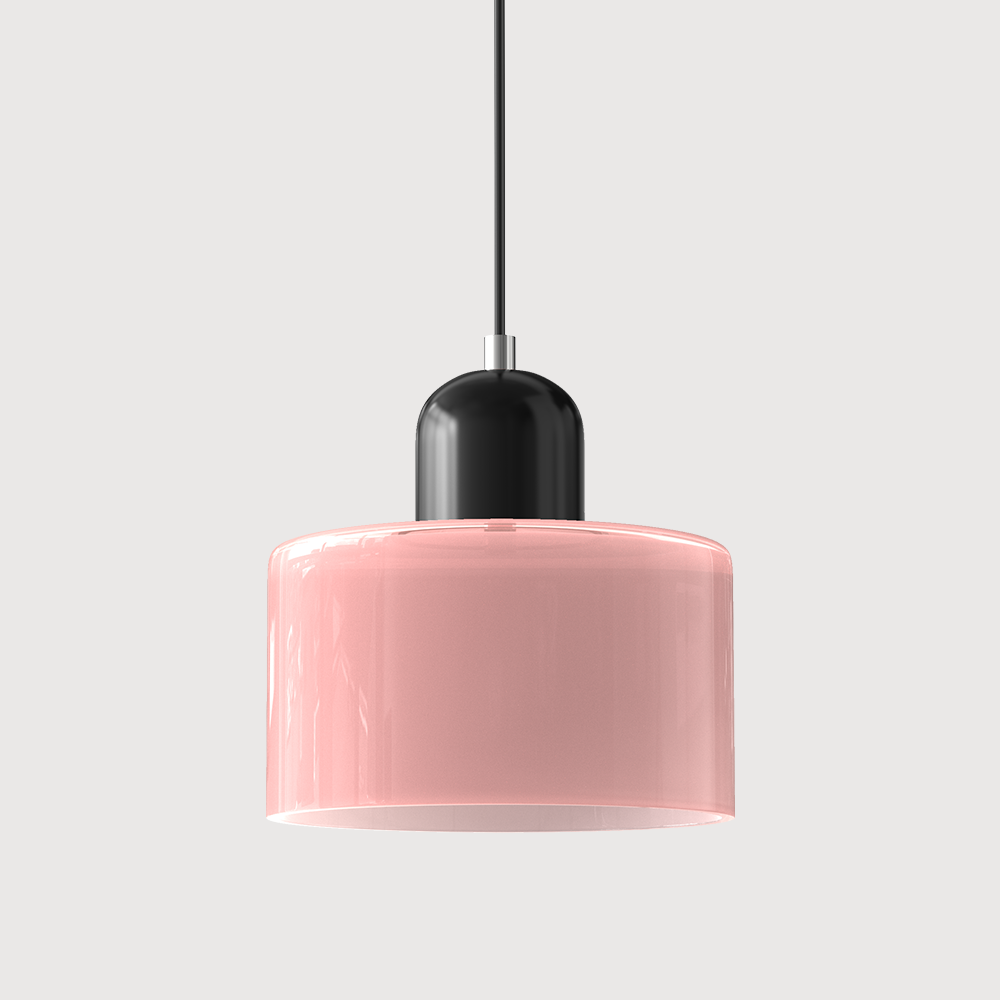 Glaspendelleuchte im Bauhaus-Stil
