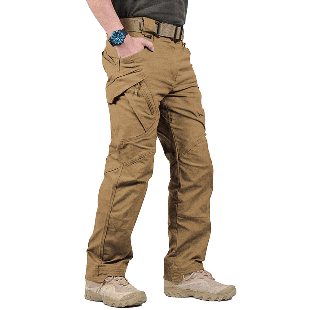 Pantalon Cargo Homme Coton Durable Avec Multiples Poches Et Coupe Décontractée Pour Activités Extérieures