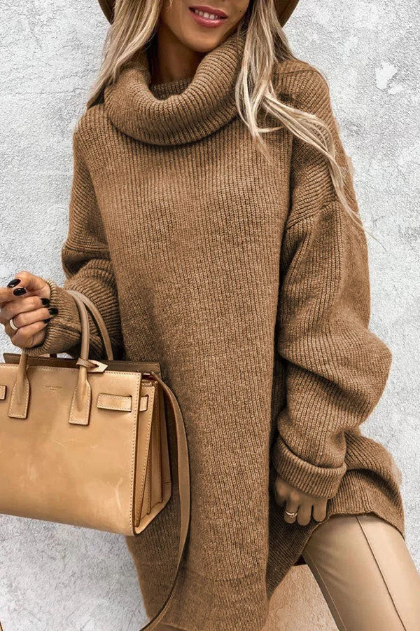 Damenpullover mit Puffärmeln in Übergröße