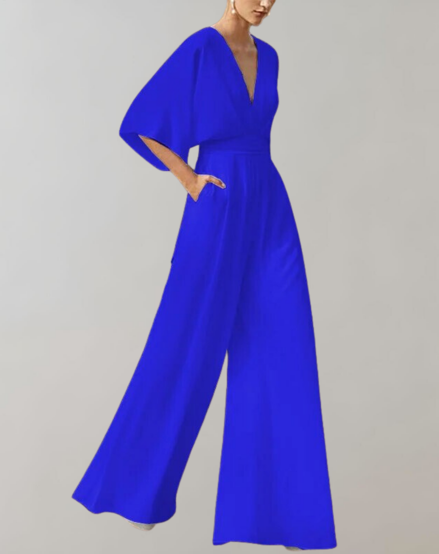 Yoko:  Lockerer Jumpsuit mit weitem Bein