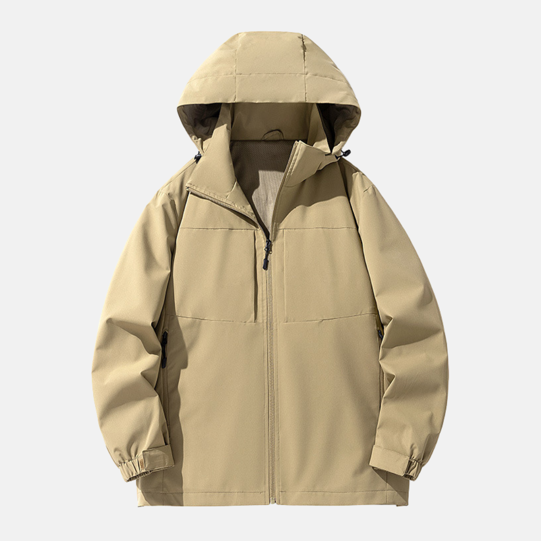 Amawinc Veste À Capuche Pour Homme Décontractée Résistante Aux Intempéries Avec Poches Zippées Et Poignets Ajustables