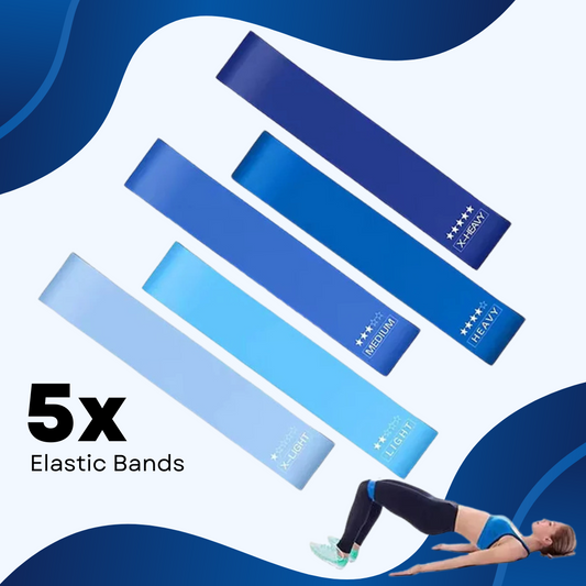 5x Elastic Band Set [10-50 lb] - Amawinc